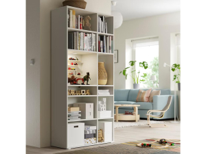 Стеллаж Вихалс 4 white ИКЕА (IKEA) в Москве