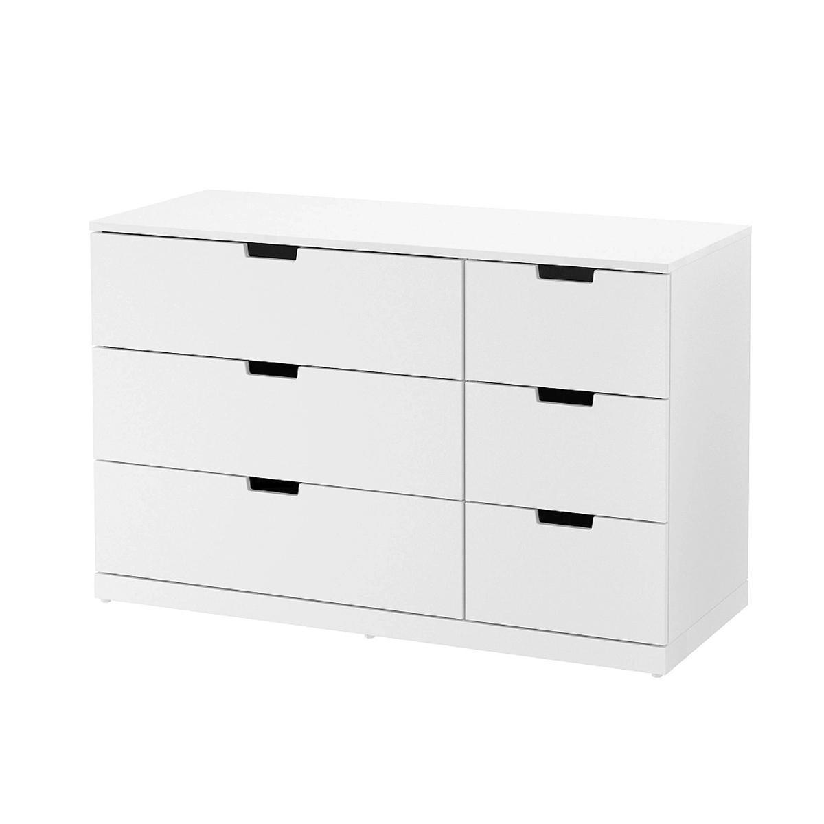 Комод Нордли 17 white ИКЕА (IKEA) изображение товара