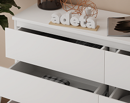 Изображение товара Комод Мальм 14 white ИКЕА (IKEA) на сайте adeta.ru