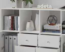 Изображение товара Стеллаж Билли 122 white ИКЕА (IKEA) на сайте adeta.ru